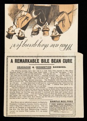 What are they going for? : the world's greatest specific : Bile Beans, they restore health & happiness / The Bile Bean Manufacturing Co.