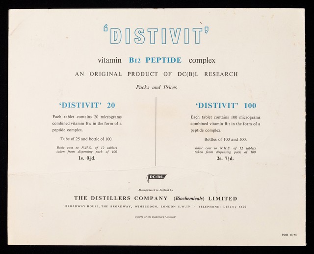 Safe Sedation Distaval 25 Mg Thalidomide Per Tablet Distaval Forte 100 Mg Thalidomide Per Tablet Sounder Sleep The Distillers Company Biochemicals Limited Wellcome Collection