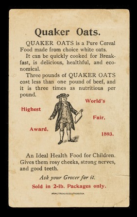 Quaker Oats.