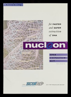 Introducing Nucleon DNA extraction kit : for faster and safer extraction of DNA / from Scotlab.