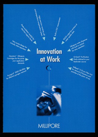 Innovation at work / Millipore Corporation.