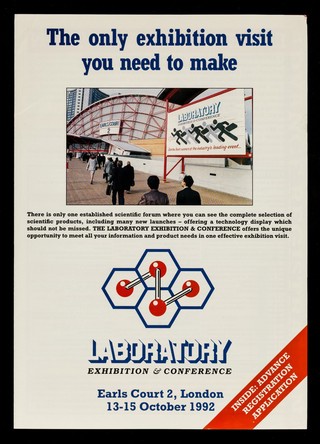 The only exhibition visit you need to make... : Laboratory exhibition & conference : Earl's Court 2, London :13-15 October 1992 / organised by The Evan Steadman Communications Group.