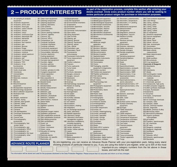 Free exhibition admission ticket : Laboratory exhibition & conference : an essential experience for every scientific industry professional... : Earls Court 2, London, 13-15 October 1992 / organised by The Evan Steadman Communications Group.