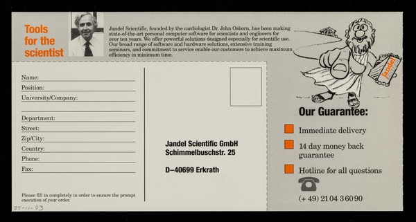 Merry Christmas! : Christmas? Never heard of it... but thanks for the present / Jandel Scientific GmbH.