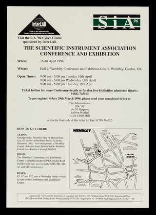 The Scientific Instrument Association conference and exhibition... / organised by The Scientific Instrument Association.