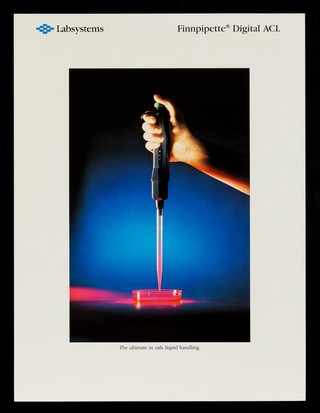 Finnpipette Digital ACL : the ultimate in safe liquid handling / Labsystems.