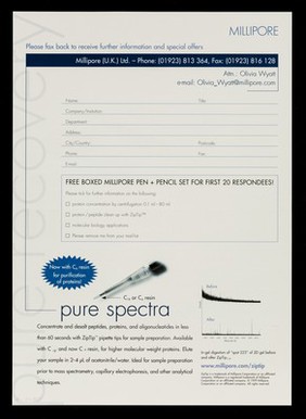 Pure recovery : your sample is as precious as gold / Millipore (UK) Ltd.