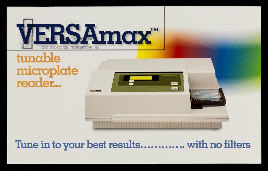 VERSAmax : tunable microplate reader... : tune into your best results... with no filters / Molecular Devices Ltd.