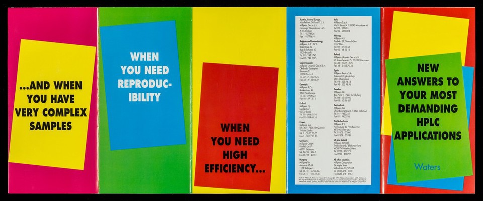 New answers to your most demanding HPLC applications / Waters.