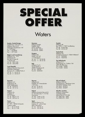 Special offer / Waters.