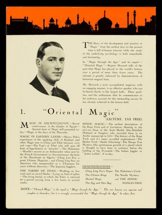 Magic through the ages : oriental magic / presented by Rupert Howard.