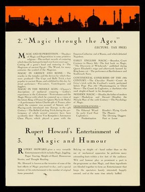 Magic through the ages : oriental magic / presented by Rupert Howard.