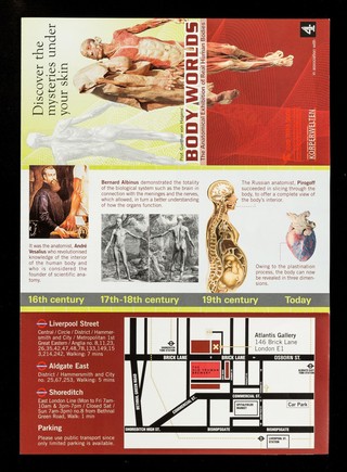 Discover the mysteries under your skin : Prof. Gunther von Hagens' Body Worlds : the anatomical exhibtion of real human bodies / Prof. Gunther von Hagens' Körperwelten in association with Channel 4.