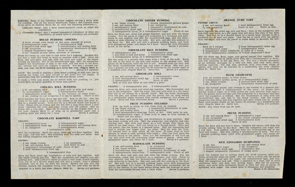 More puddings : hot and cold / Stork Margarine Cookery Service.