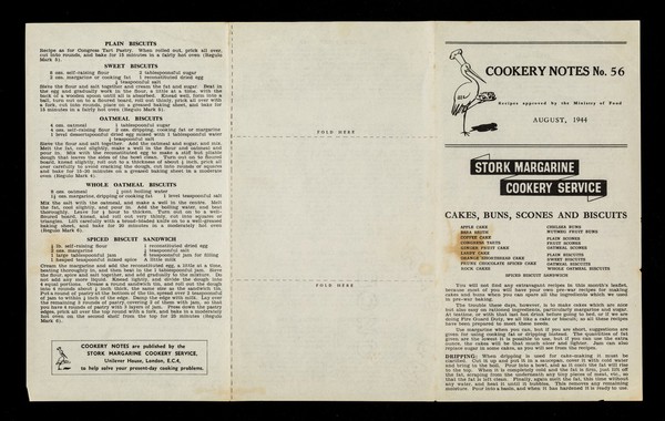 Cakes, buns, scones and biscuits / Stork Margarine Cookery Service.
