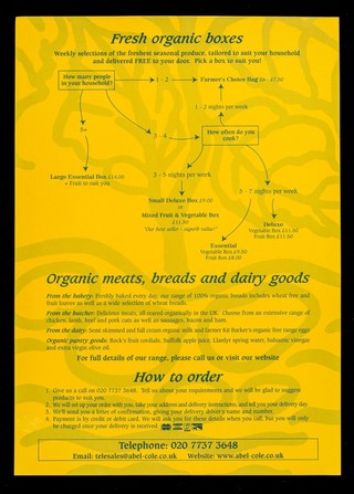 Truly fresh organic produce straight from the grower to your table : at truly affordable prices / Abel & Cole.