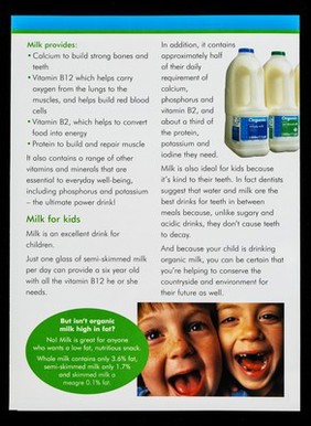 Organic milk : your everyday choice / Tesco.