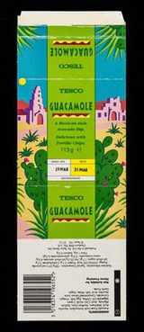 Guacamole : a Mexican style avocado dip : delicious with tortilla chips : 113 g / Tesco Stores Ltd.