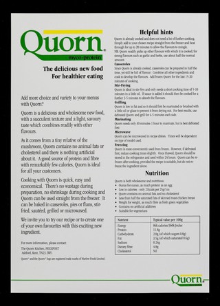 Quorn & vegetable stir fry : serves 10 / The Quorn Kitchen.