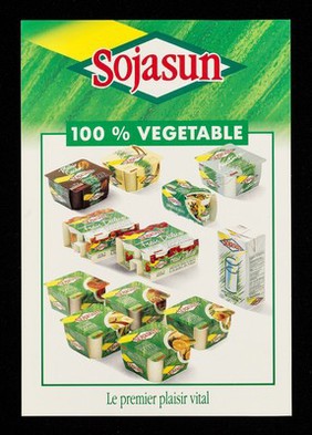 Sojasun : 100% vegetable : le premier plaisir vital.