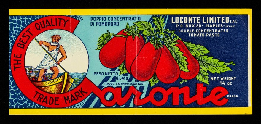 Doppio concentrato di pomodoro : peso netto gr. 410 / Loconte Limited S.R.L.