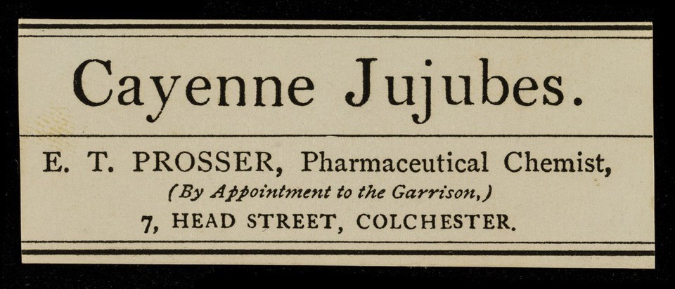 Cayenne jujubes / E.T. Prosser.