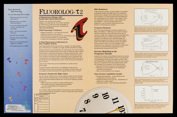 Fluorolog - T2 : fluorescence lifetime and steady-state spectrofluorometer : it's about time... / SPEX.