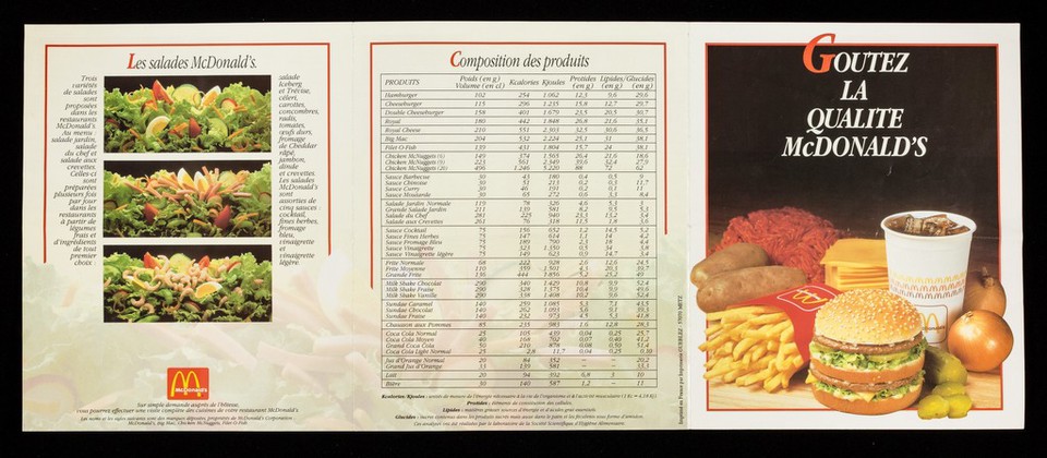 Goûtez la qualité McDonald's / McDonald's Corporation.