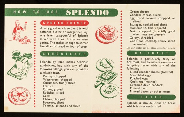 The delicious spread that is something really special : we are sure you will like Splendo with its rich meaty flavour... : an Oxo Limited product / Oxo Limited.