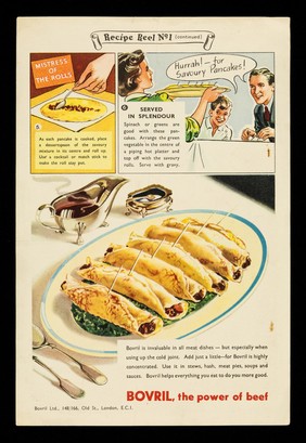 Make savoury pancakes : they'll make your name as a cook! / Bovril Limited.