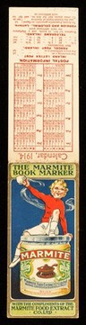 The Marmite book marker / with the compliments of the Marmite Food Extract Co. Ltd.