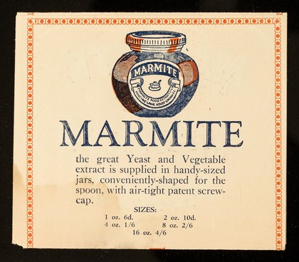 Marmite for meatless meals / Marmite Food Extract Co. Ltd.