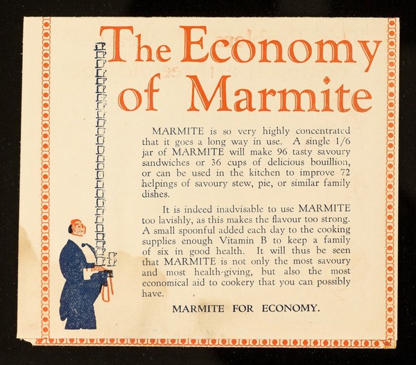 Marmite for meatless meals / Marmite Food Extract Co. Ltd.