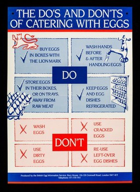 The do's and don'ts of catering with eggs... / produced by the British Egg Information Service.