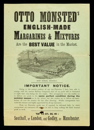 Otto Mönsted's English-made margarines & mixtures are the best value in the market.
