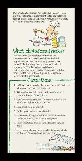 Food choices / Flora Project for Heart Disease Prevention.