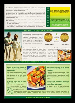 Benecol : proven to reduce cholesterol / McNeil Consumer Nutritionals UK. Ltd.