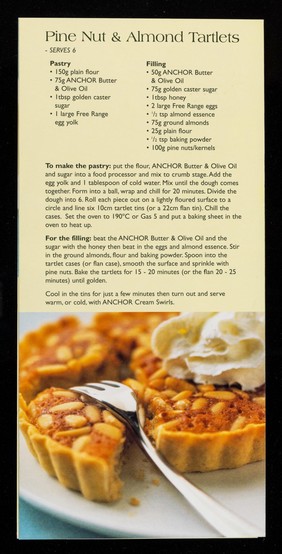Anchor Butter & Olive Oil Blend : all the taste of free range butter, all the goodness of olive oil / [New Zealand Milk (UK) Ltd.].