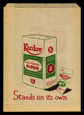 Kardov self-raising flour... stands on its own / Harold Leigh Ltd.