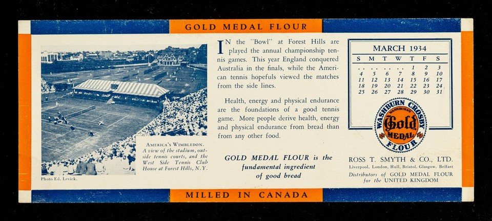 Gold Medal Flour... : March 1934 / Ross T. Smyth & Co., Ltd.