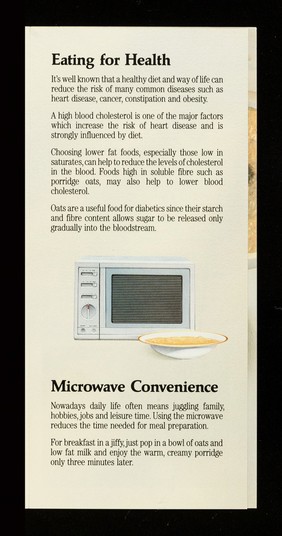 Open your eyes to porridge oats / Health Education Authority Oats Information Service.