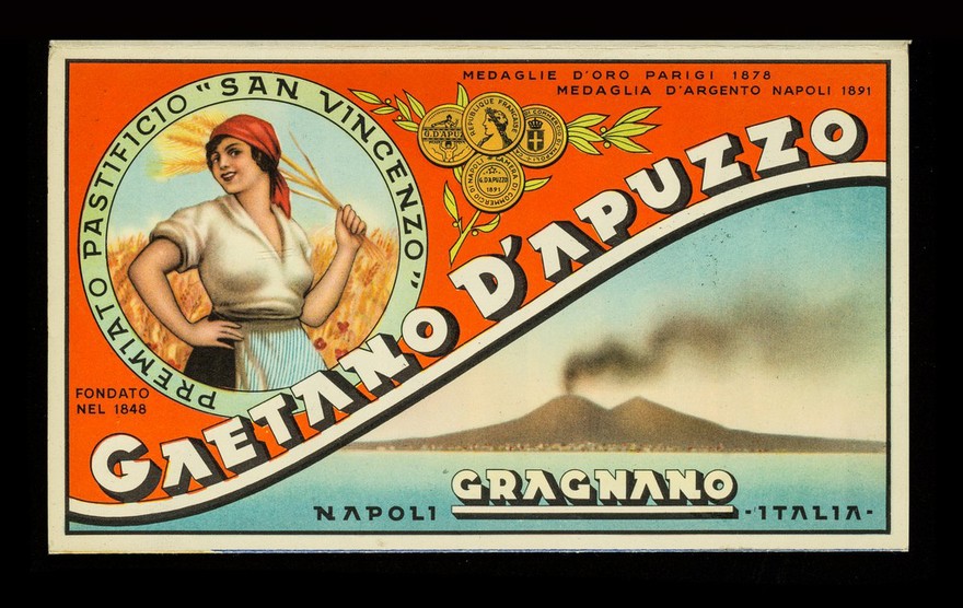 Premiato Pastificio "San Vincenzo" : fondato nel 1848 / Gaetano d'Apuzzo.