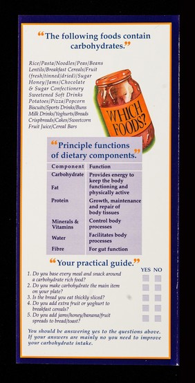 The importance of nutrition : Uncle Ben's.