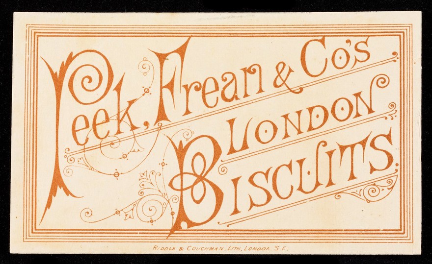 The ruling passion : Peek, Frean & Co.'s London biscuits.