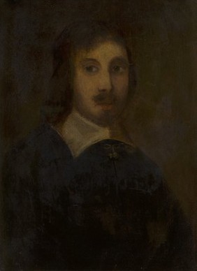 A man designated as Sir Thomas Browne. Oil painting.