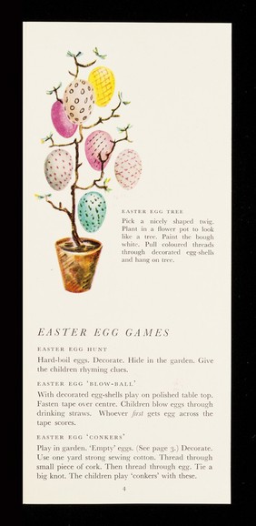 16 ways to decorate eggs for Easter : also the Easter egg nest and the tree and a lot of Easter games / British Egg Information Service.