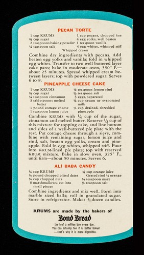 Save time... add flavor with Bond Bakers Krums / [General Baking Company].