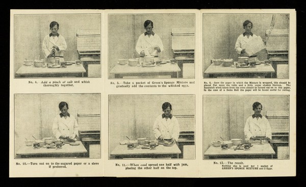 Green's sponge mixture : how to make a delicious sponge sandwich : illustrated with photographs / H.J. Green & Co., Ltd.