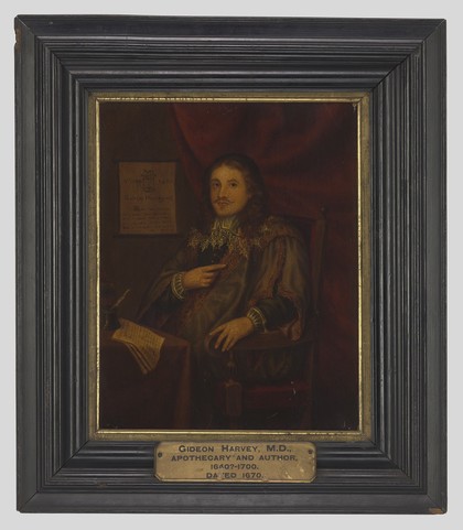 Gideon Harvey. Oil painting, ca. 1900 (?).