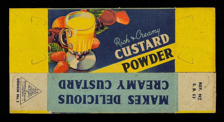Bean's rich & creamy custard powder : not made with eggs / G. Bean & Son.